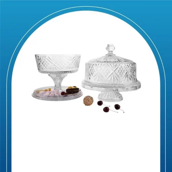 Khay mứt thủy tinh