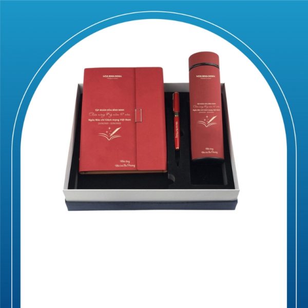 Set Bình giữ nhiệt Sổ Bút